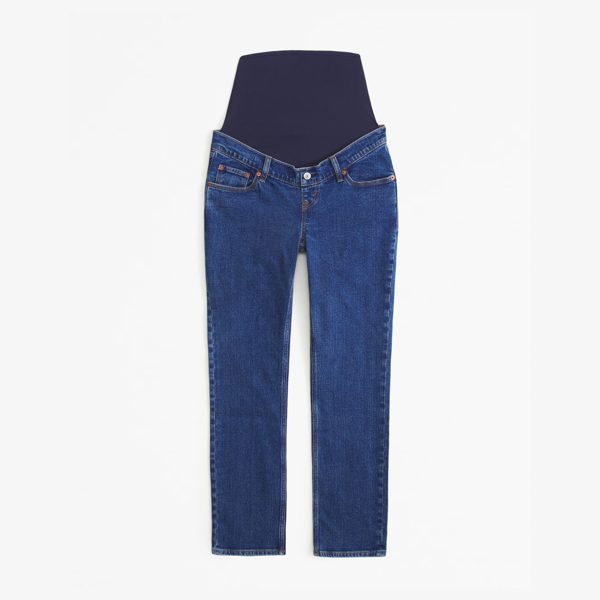 Best Straight Leg Maternity Jeans: Abercrombie Maternity Ankle Straight Jean