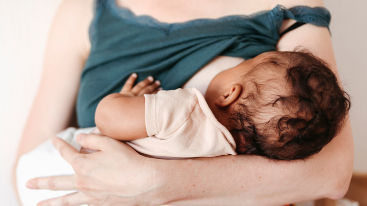 Breastfeeding with pierced nipples