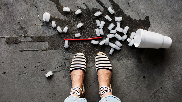pregnant woman clumsy