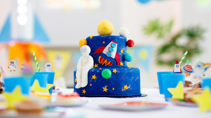 space birthday party