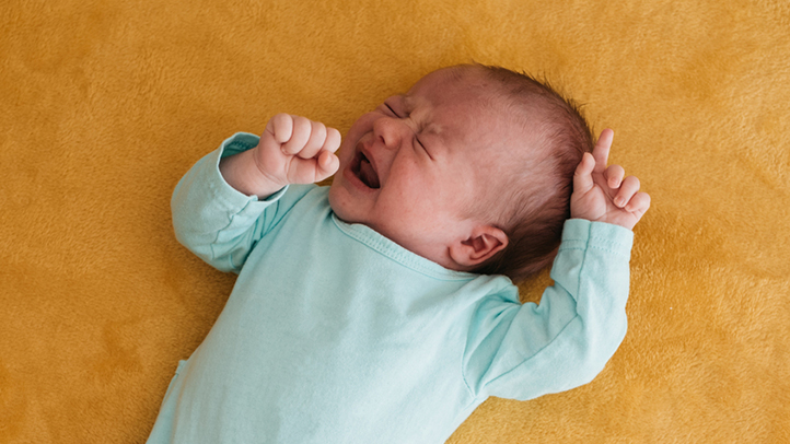 ferber method of sleep training, baby crying in bed