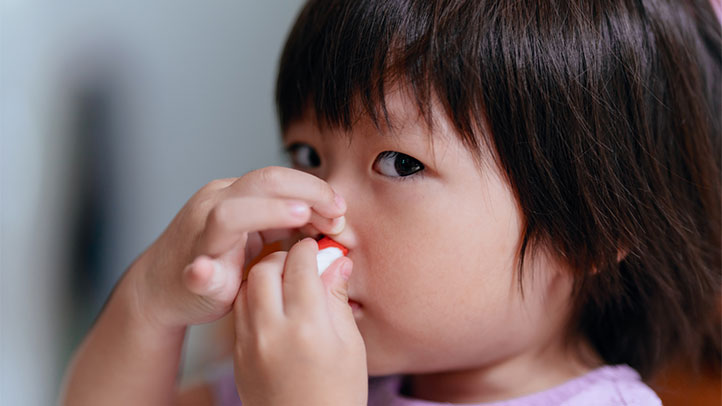 toddler nosebleeds