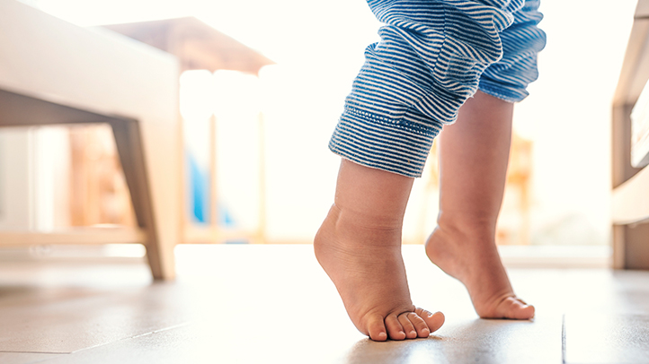 toe walking in toddlers
